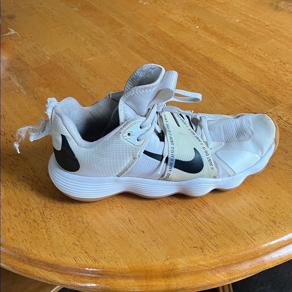 Nike Kids White and Black Sneakers